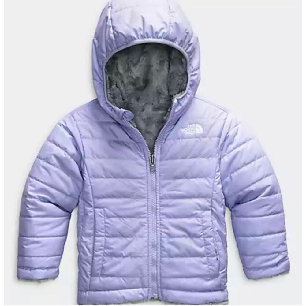The North face Reversible Mossbud‎ Swirl Hooded Jacket Infant size 6-12 months